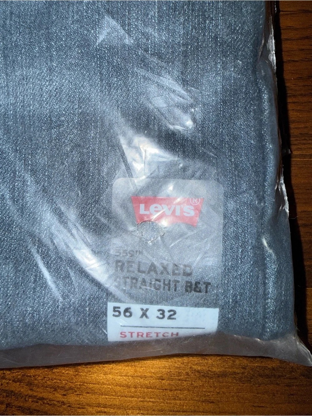 Levi's Dark Blue 559 Relaxed Straight Jeans 54x32